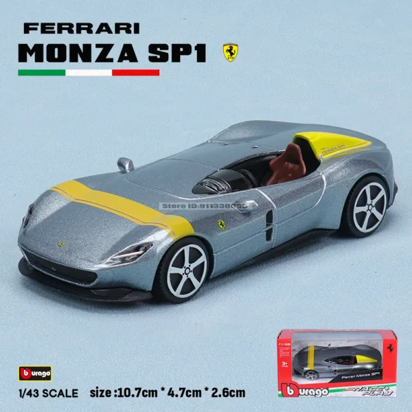 Bburago 1:43 Ferrari Diecast Car Model - Image 22