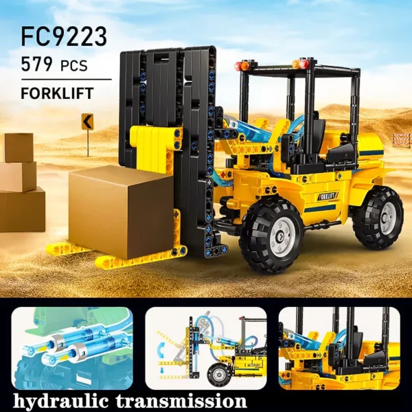 Hydraulic Control Crane Building Block Set - Image 4