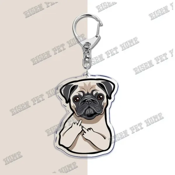 Cute PUG Keychain Pendant for All Occasions - Image 17