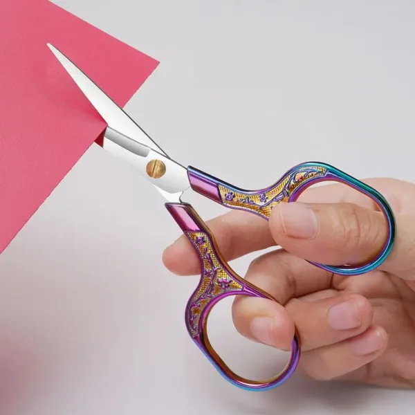 Vintage Stainless Steel Sewing Scissors 12.7cm - Image 6