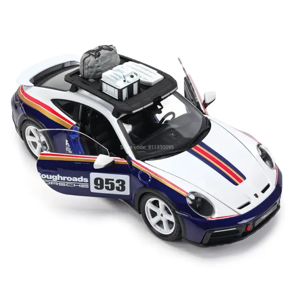 Bburago 1:24 Porsche 911 Dakar Model Car - Image 2