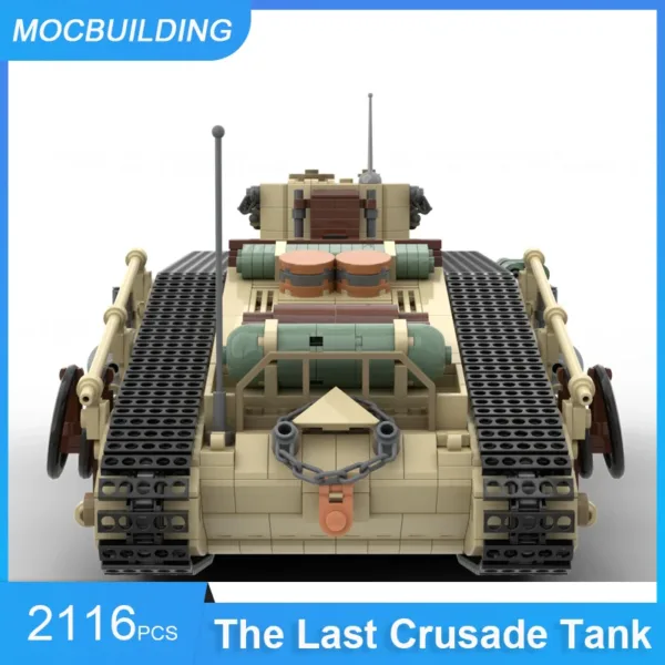 MOC Military Tank Model 2116PCS Building Set - Image 4