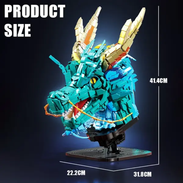 Zodiac Animal Head Building Block Set - Image 5