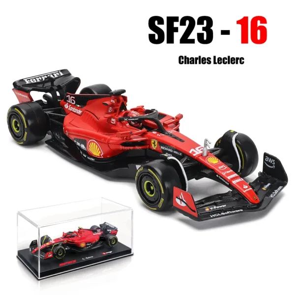 Bburago 1:43 Ferrari F1-75 Alloy Model Car - Image 19