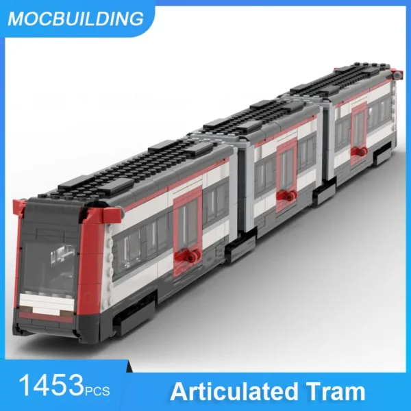 Articulated Tram Building Blocks Set 1453PCS