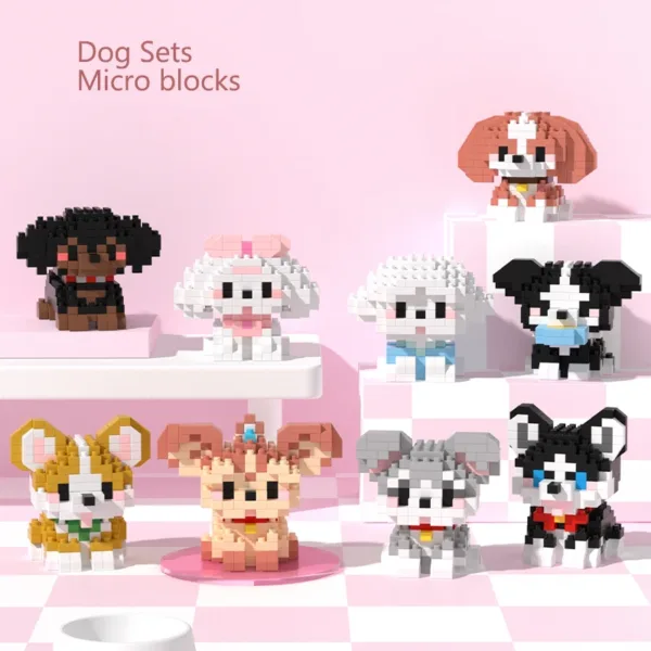 Cute Mini Pet Models Building Block Set - Image 3