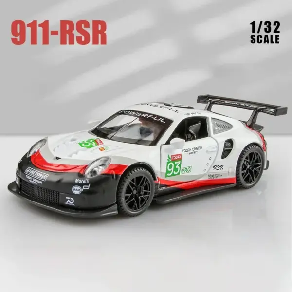 1:32 Diecast Porsche 911 GT3 RSR Model - Image 7