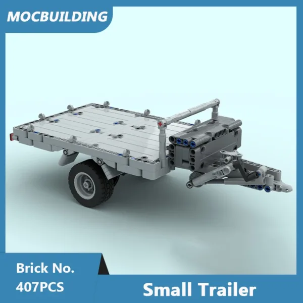 MOC Building Blocks Truck Trailer Set 314PCS - Image 3