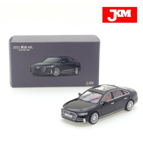 1/64 Audi A8L 2021 Green Diecast Model Car - Image 7