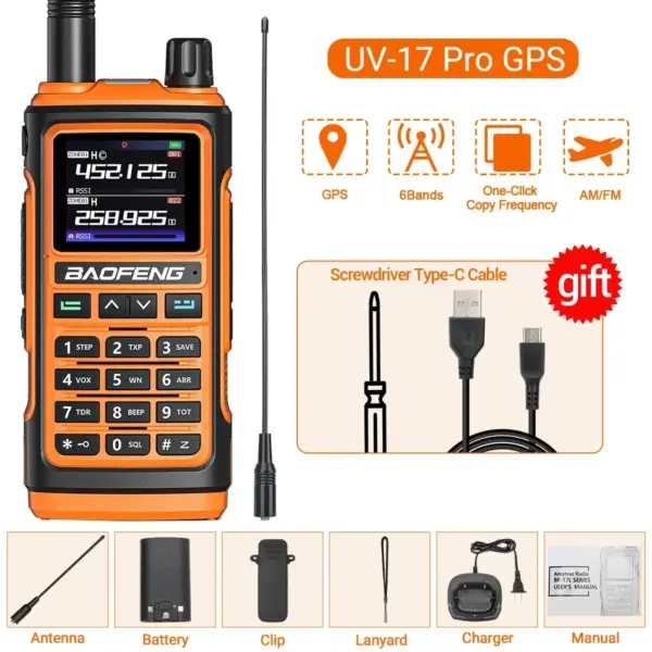 Baofeng UV-17 Pro GPS Walkie Talkie Pack - Image 8