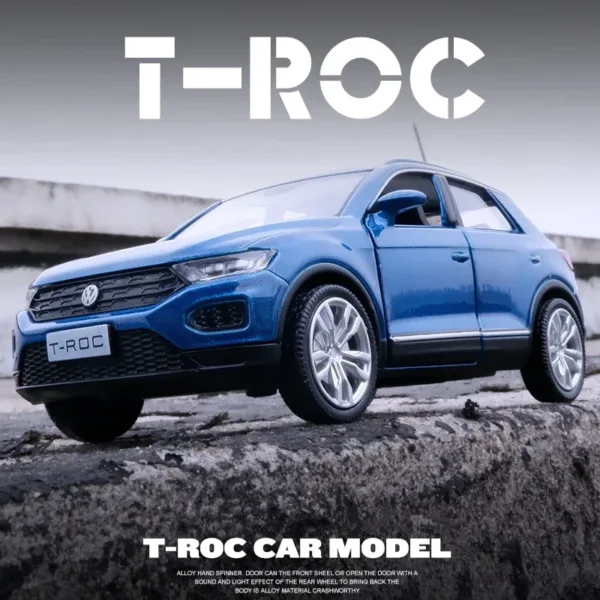 1:36 Volkswagen T-ROC Alloy Diecast Model Car - Image 3