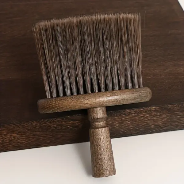 Walnut Wood Cleaning Brush for Dusting Surfaces