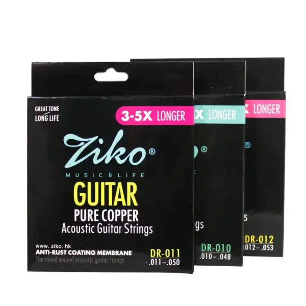 ZIKE DR Series Acoustic Guitar Strings Set