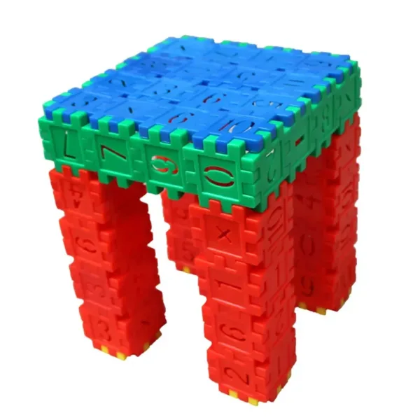 Educational Plastic Mosaic Building Blocks Set - Image 6