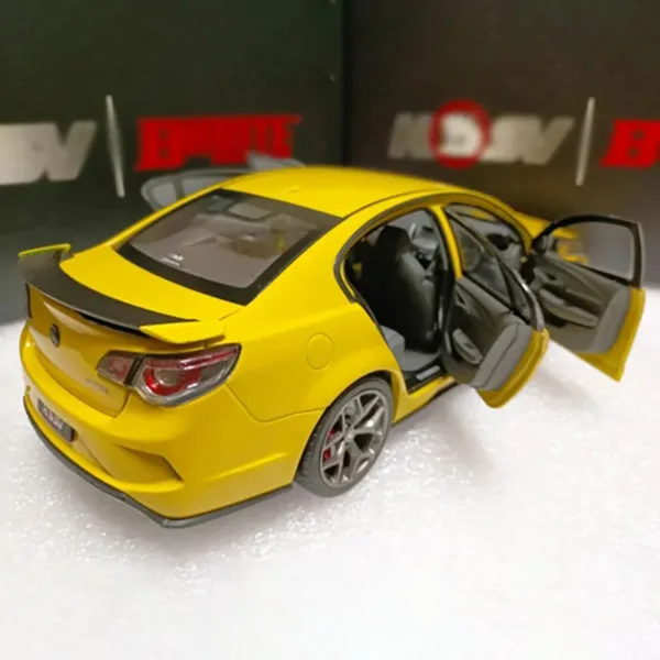 Diecast 1:18 Holden HSV GTSR Yellow Model - Image 3