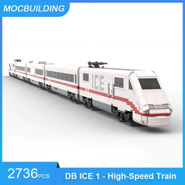 MOC Building Blocks DB ICE 1 Train Model 2736PCS