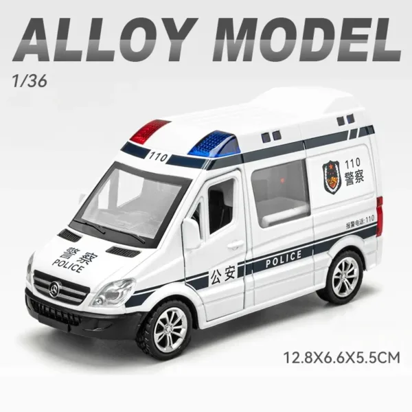 1:36 Mercedes Benz City Service Toy Model - Image 8