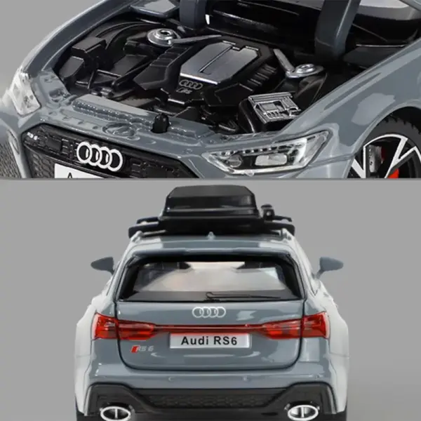 1/32 Audi RS6 Diecast Model Car with Sound - Image 5