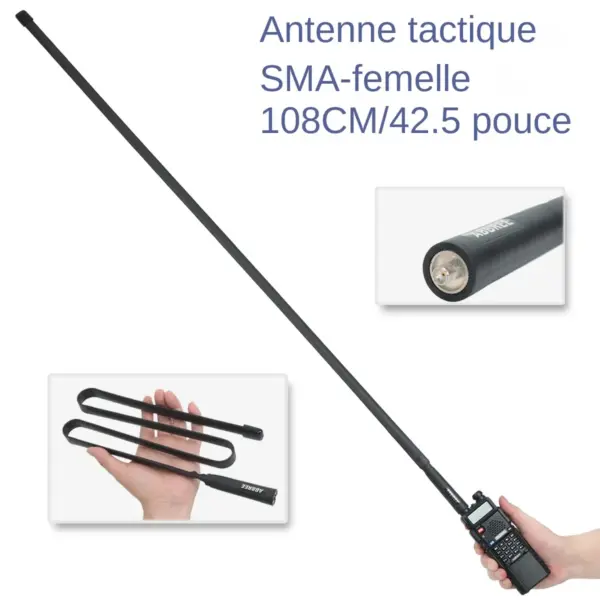 ABBREE Dual Band VHF UHF Antenna for Baofeng - Image 3