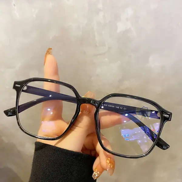 Trendy Square Frame Anti-Blue Light Glasses