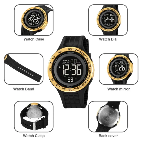 SKMEI 2155 Waterproof Digital Men's Watch - Image 5