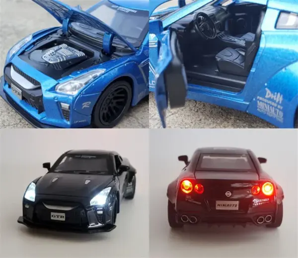 1:32 Nissan GTR Diecast Car Model - Image 5