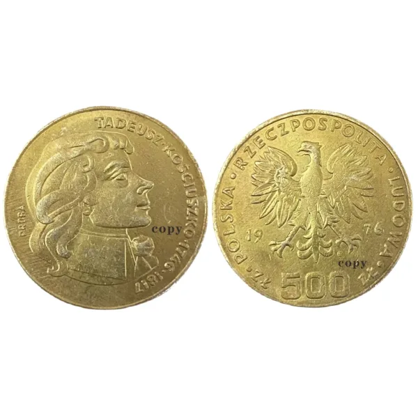 1976 Poland 500 Złotych Replica Coin - Image 6