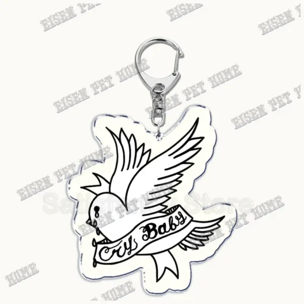 Lil Peep Acrylic Keychain Pendant Gift - Image 26