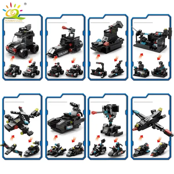 SWAT Police Command Truck Building Blocks Set - Image 4