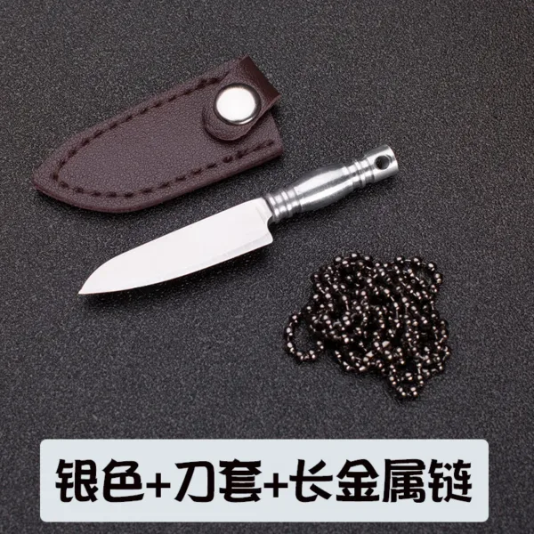 Mini Folding Damascus Design Keychain Knife - Image 15