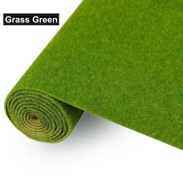 Evemodel 0.4m x 1m Green Grass Mat for Models - Image 8