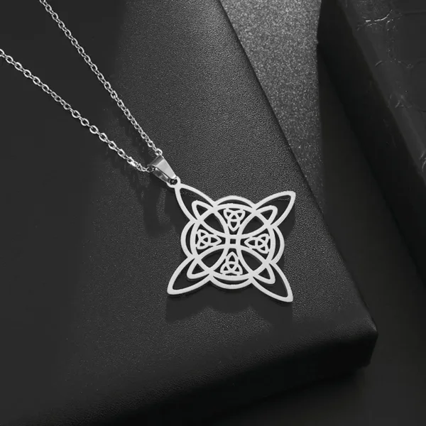 Celtic Protection Knot Pendant Necklace - Image 9