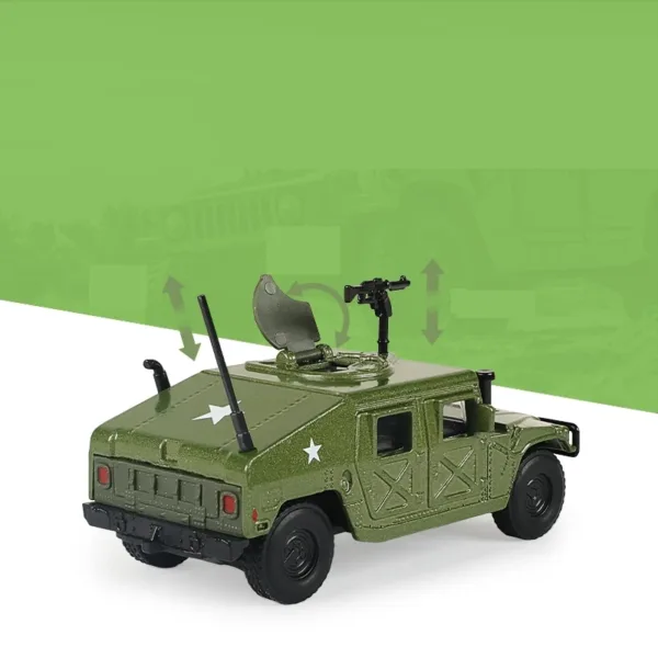 1/64 Scale Hummer H1 Military Model Car - Image 6