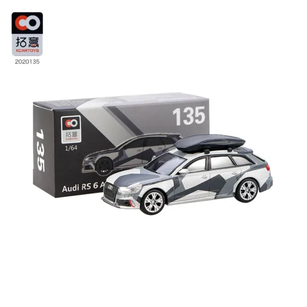 1/64 Scale Audi RS6 C7 Black Model Car - Image 7