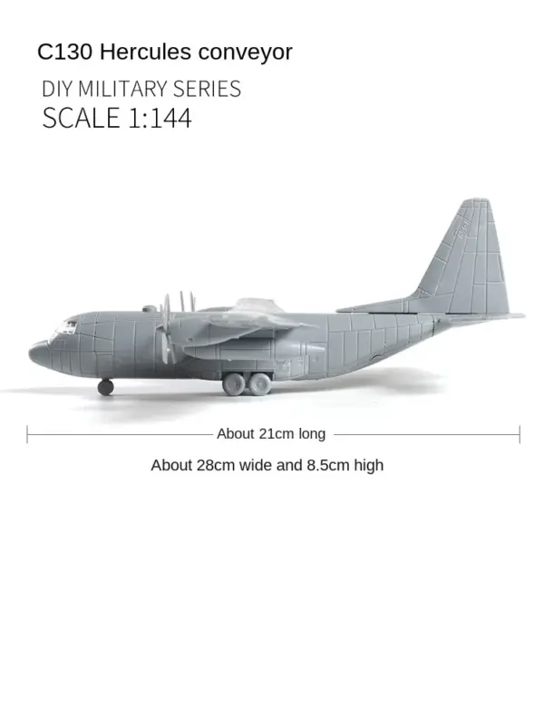 1/144 Scale C130 Hercules Model Kit - Image 2