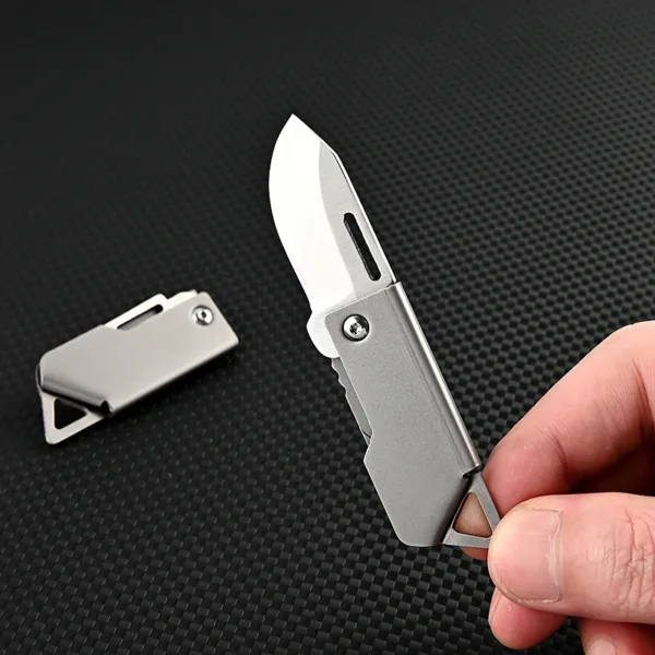 D2 Steel Folding Knife for Outdoor Use - Image 3