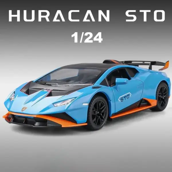 1:24 Lamborghini Huracan STO Diecast Model Car - Image 3