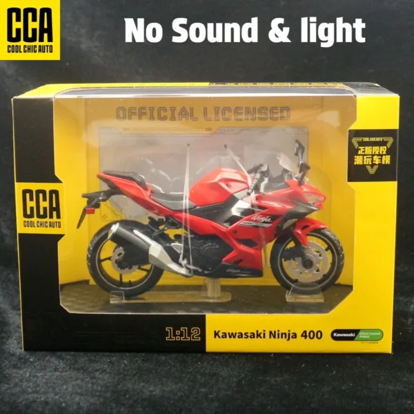 KAWASAKI Ninja 400 Diecast Motorcycle Model - Image 15