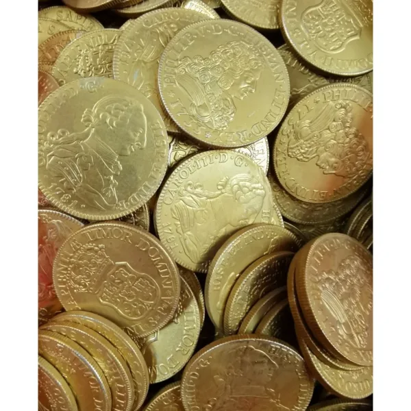 200 Gold Plated Spain Coins Set of 200 - Image 2