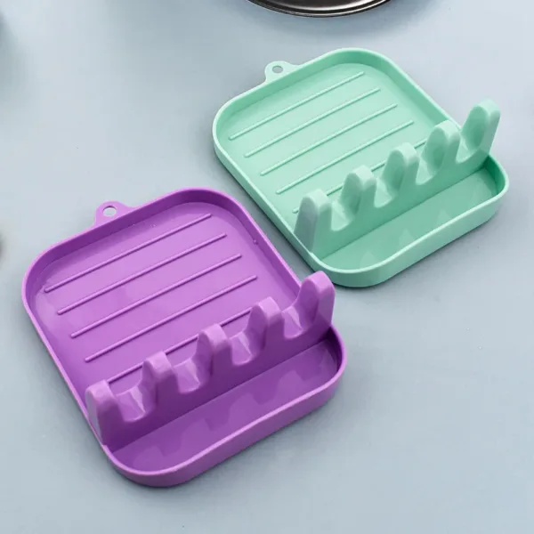 Plastic Spoon and Utensil Holder Rack - Image 2