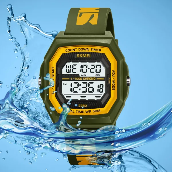 Digital Waterproof Sports Watch for Men and Women - Image 3