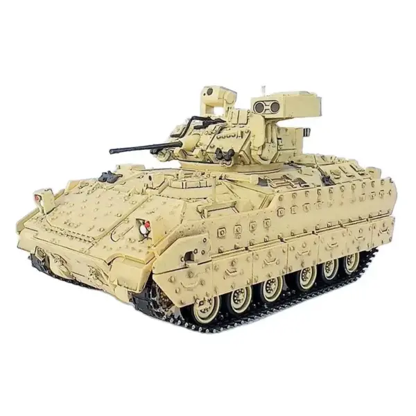 1/72 M2A3 Bradley Tank Model Desert Yellow - Image 4