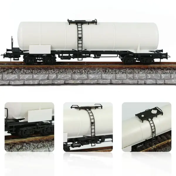 Evemodel HO Scale Unassembled Oil Tank Wagon - Image 6