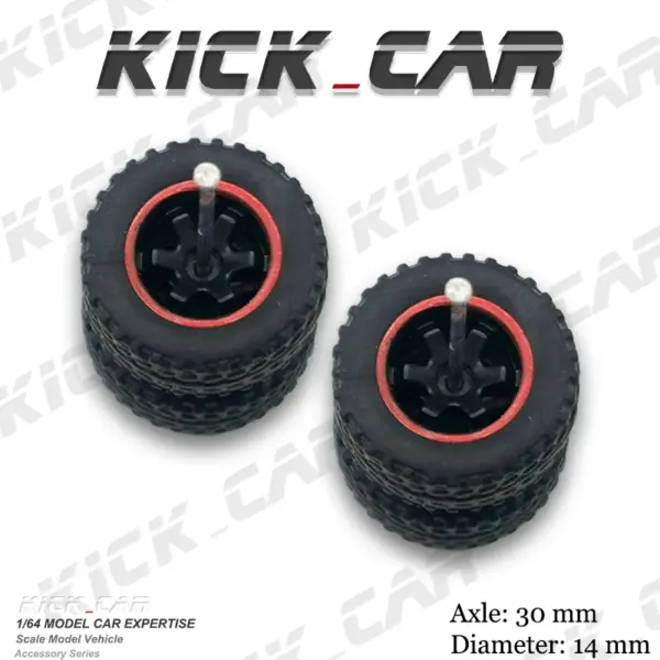 Diecast Car Wheels and Rubber Tires 1/64 - Image 5