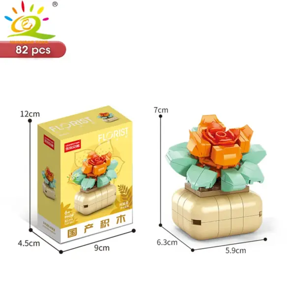 DIY Flower Succulent Building Blocks Set - Image 21