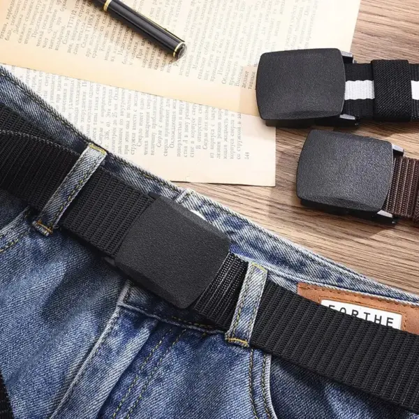 Casual Canvas Tactical Belt for Men and Women - Image 2