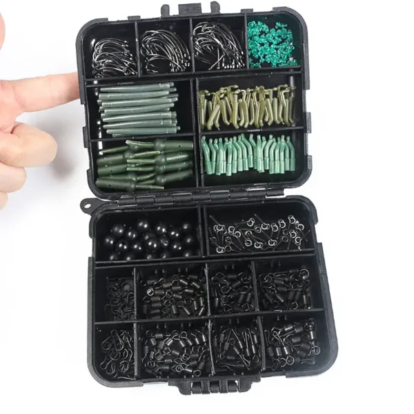 420pcs Carp Fishing Tackle Kit with Box - Image 2