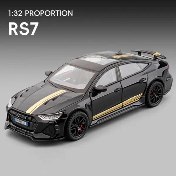 1:32 RS7 Diecast Model Car with Openable Doors - Image 12