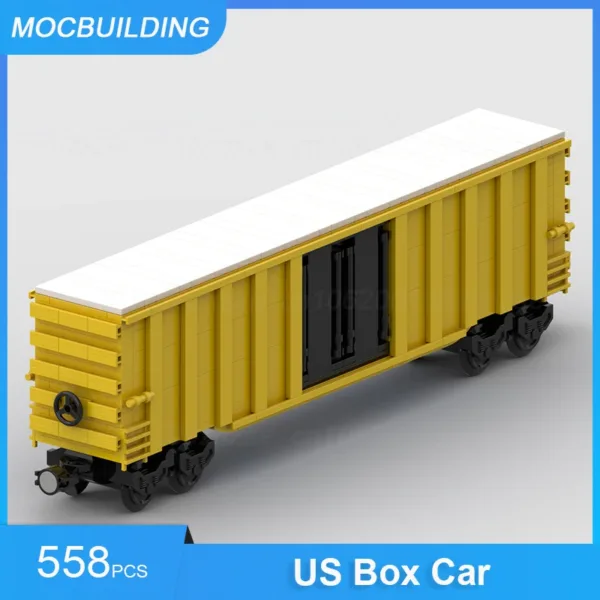 MOC Building Blocks Train Car Model Set