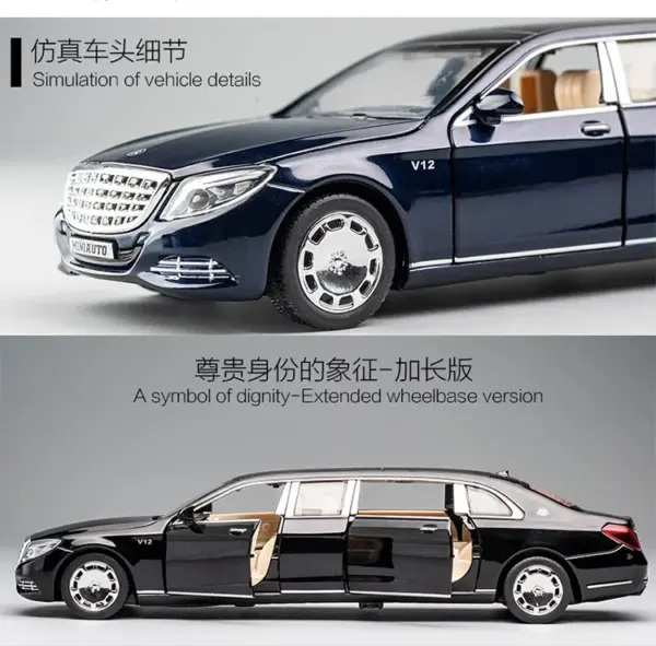 Diecast Metal S650 Car Model with Sound - Image 4